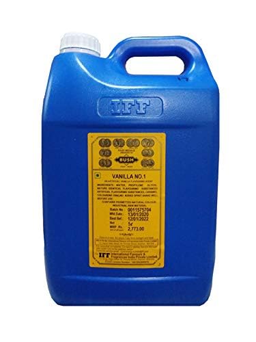 Nithi Foods, Bush, Vanilla No. 1, Food Essence Flavouring Agent - 5 liters (B08BKT7Q5B) Amazon Price History, Amazon Price Tracker