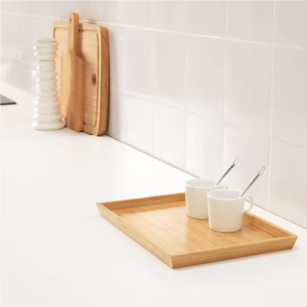 OSTBIT Plateau de service en bambou 25 x 33 cm