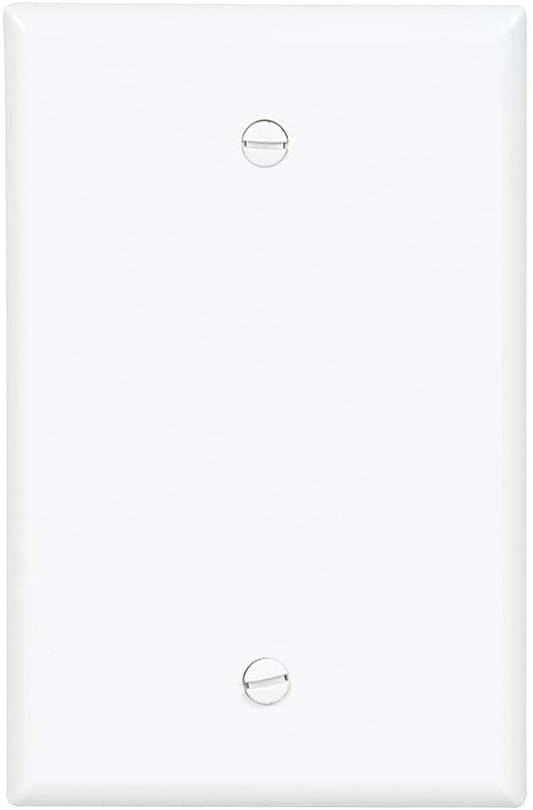 Eaton 2029 W-box 1-gangボックスマウントMidサイズウォールプレート、ホワイト