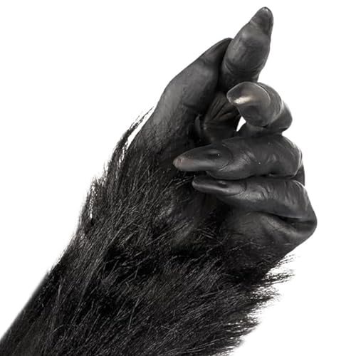 Halloween Horroric Gloves Realistic Latex Devil Zombie Skeleton Demon Paw Gloves Scary Devil Hairy Claws Cosplay Props - Image 3