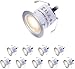 Produktbild Martll Einbaustrahler LED,Einbauleuchten LED Deckenspots Badestrahler Deckenstrahler für Step Stair Garden Patio,IP67 Wasserdicht (10 Stück, Warmweiß)