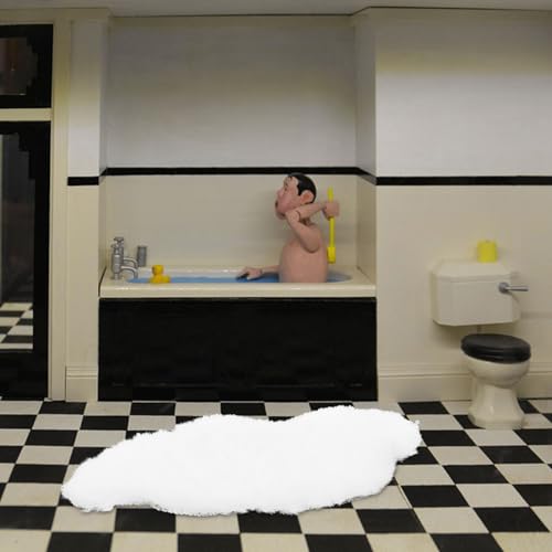 ifundom Acessórios Para Casa De Bonecas Em Miniatura Tapetes Fofos Mini Tapete Tapete Em Miniatura B