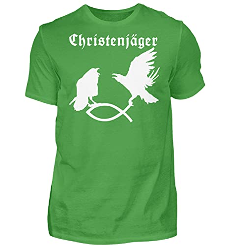 T-Shirt pour Homme Inspiré de la Mythologie Viking - Idéal pour le Style Casual Vert M