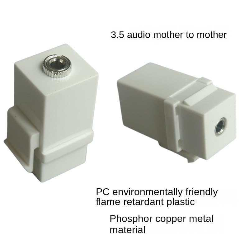 Módulo jack 3.5mm hembra a hembra con doble canal para transmisión de sonido sin pérdida 5