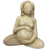 Nouvelle maman réfléchie : Parfaitement adaptée pour les nouvelles mamans, les femmes enceintes ou les fêtes prénatales, cette sculpture transmet l'amour et l'encouragement, symbolisant la beauté et la force de la grossesse dans un souvenir inspirant.
