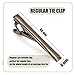 Fashion Necktie Clips Tie Bar Clips Tie Pins Set for Men Pack of 3 (Style A)