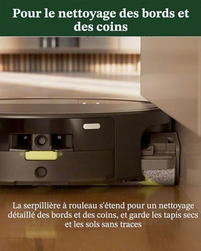 Kit serpillère rouleau 705 iRobot Roomba Max 706 Combo microfibre