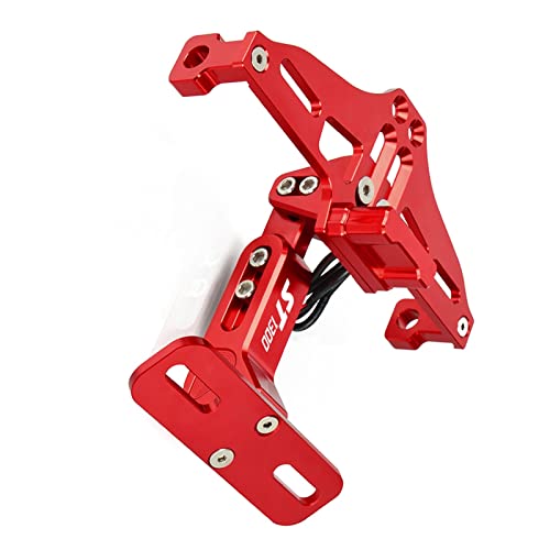 �o�C�N���i �ɓK������z���_ ST1300 ST 1300 2002-2003 CNC�A���~�j�E���t���[�����[�^�[�T�C�N�����C�Z���X�i���o�[�v���[�g�z���_�[�u���P�b�g���C�g�����\(Red)