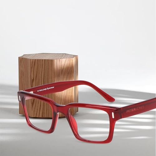Image of Peter Jones Acetate Unisex Large Broad Style Premium Spectacle Frame with Spring Hinges (U001)