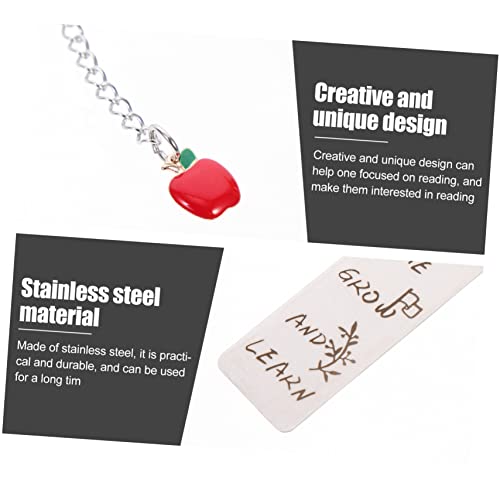 Marque-page Décoratif Inoxydable SHINEOFI idéal pour optimiser les lectures de cours - 3