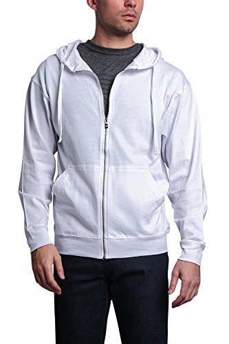 G-Style USA Lightweight 6oz Zip-Up Jersey Hoodie