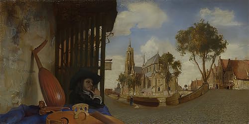 Tableau mural vue de Delft pour habiller un grand mur vide poster 60x90cm