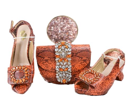 Chaussures de style italien pour femme avec pochette assortie de mariage