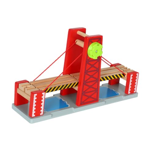 Circuit de train bois avec pont ferroviaire GALPADA et maquette de pont mobile à monter
