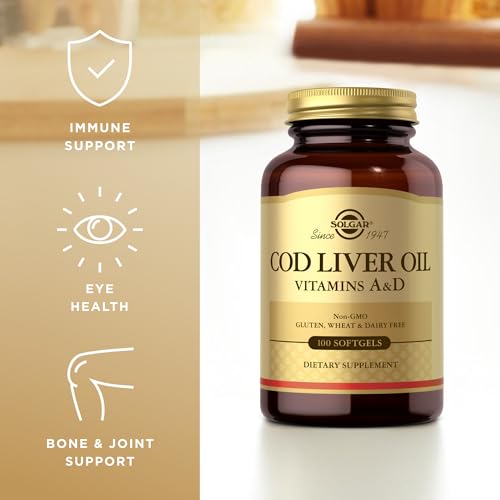 Solgar Cod Liver Oil Softgel -100 Softgels