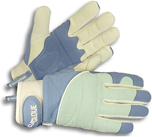 Clip Gloves Ladies Shock Absorber Padded Hand Protection Heavy Duty Garden Size: Small