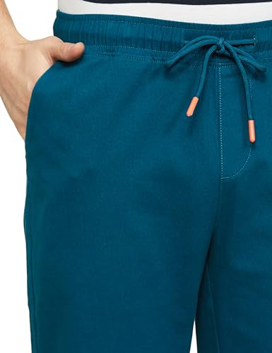 Image of FYLTR Men's Taper Fit Stretch Cotton Joggers with Elasticated Waistband & Drawstrings