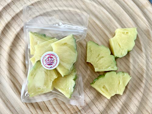 Fake Fruit Artificial Pineapple Slices, Set Of 5 Decorative Fruit Lifelike Faux Realistic Fruits Decorations For Kitchen Fake Fruits Props Home Decor (Sliced Pineapples) #TOP2