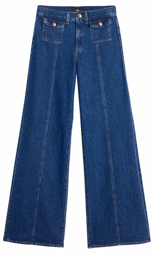 Jeans Lotta Artifact 7 For All Mankind pour femme avec poches plaquées