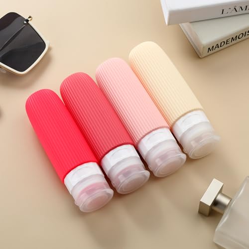 image for Mrsdry Travel Bottles for Toiletries, Tsa Approved 3oz Portable Travel