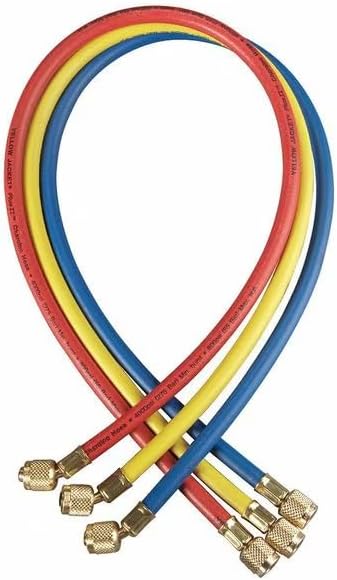 Manifold Hose Set, 48 In, Red, Yellow, Blue, Mfr: 21984-A