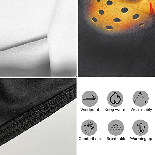 Obacle Balaclava Face Mask Men Women For Winter Cold Weather Ski Hunting (Skull Hole Face Yellow) #TOP2