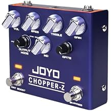 JOYO Distortion Effect Pedal Modern Metal Tone High Gain Amp Simulators All-in-one Pedal with 3 Band EQ for Electric Guitar CHOPPER-Z R-18