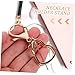 TEHAUX 10pcs Heart Shape Lobster Claw Keychain Durable Split Ring Heart Element Pendants for Bag and Key Decoration Adorable All Occasions