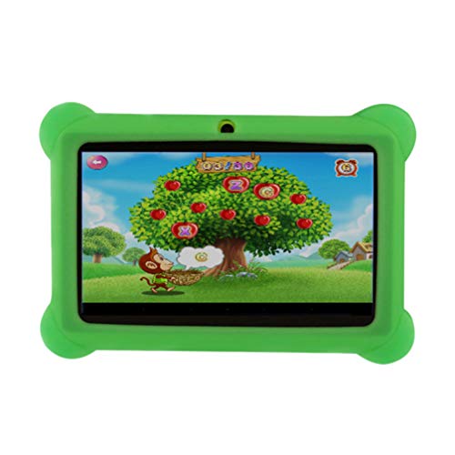 Preisvergleich Produktbild Uonlytech 7 Zoll Kinder Lernen Tablet 512 Mt 8 Gb Kinder Pädagogisches Tablet (Grün)