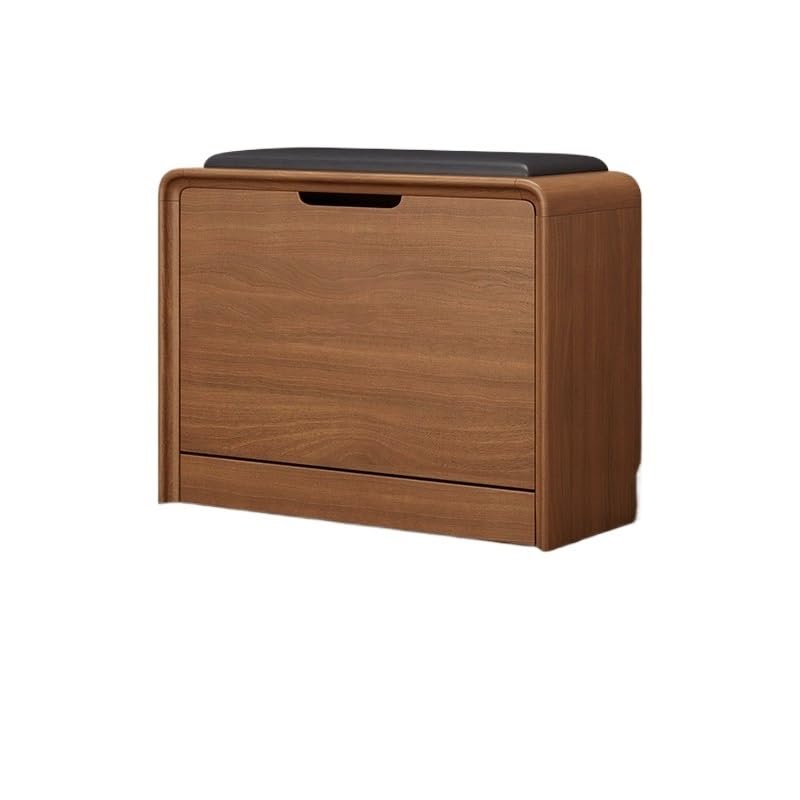 Tabouret pour Chaussures Sapateira Banc d'Entrée Confort Bois Massif