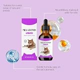 Melatoninn Für Hunde – Schlafmittel Für Hunde | 60 Ml Flüssigkeit Für Katzen | Schlafhilfe Für Haustiere | 60 Ml Beruhigungstropfen Für Katzen, Linderungshilfe | Anti-Aggressions-Schlafunterstützungse