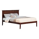Pemberly Row King Panel Platform Bed in Walnut