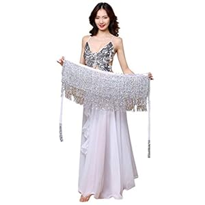 2023 Nieuwe – Hip Buik Vrouwen Rok Kwastjes Sjaal Dans Pailletten Kostuum Wrap Kraal Outfit Riem Rok Plaid Rok voor…