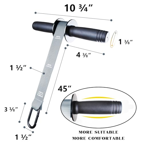 Image of VAIIO Forearm Strengthener and Wrist Roller with Quick Locking Mechanism - Durable PVC Anti-Slip Grip Handles - Perfect for Men and Women - Ideal for Hand, Wrist, and Forearm Strength Training