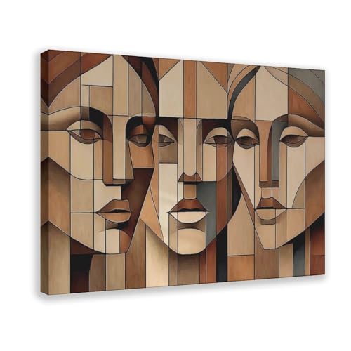 Toile abstraite 3D de 50x75 cm pour illuminer un salon contemporain ou un bureau