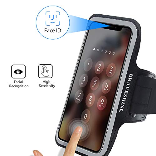 Braveshine Armband For Running Phone Case - Sports Arm Band Workout Phone Holder For Iphone 14 14 Pro Iphone 13 Iphone 12 11 Samsung S22 Plus S21 S20 Galaxy A23 5G A03S A53 A14 Screen Up To 6.7 Inch #TOP2
