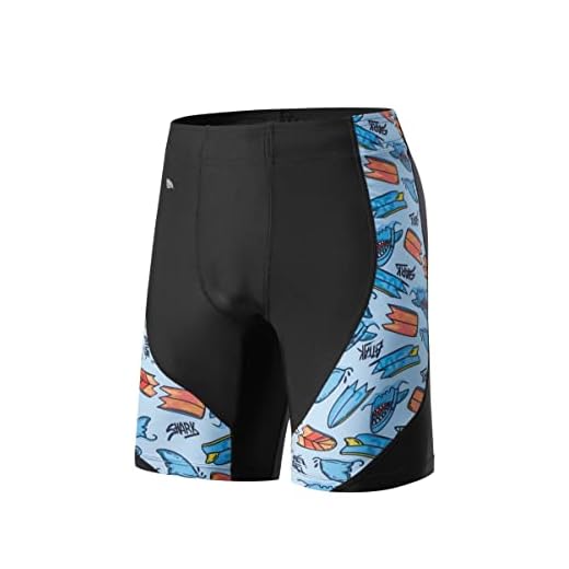 SURFEASY Eco Endurance+ Jammer, Bañador de Piscina Hombre, Bañadores de Natación Traje de Baño Corto para Hombres Pantalones, Black Shark, L