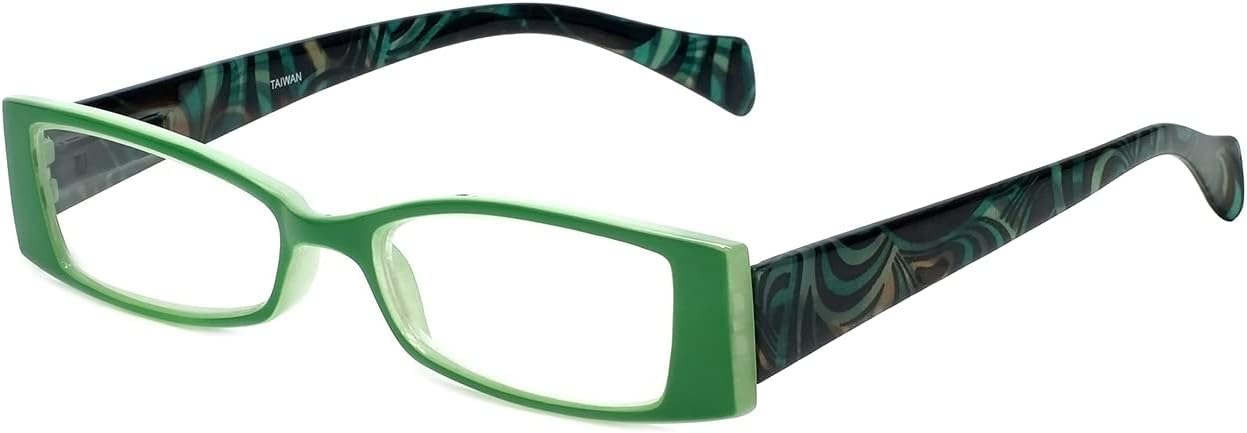 Calabria Victoria Women Designer Retro Reading Glasses Vintage Readers Distortion Free Lenses Lightweight Durable