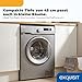 Exquisit Waschmaschine 7 kg schmal 45 cm | Energieklasse A | 1400 U/min | Startzeitvorwahl | Restlaufanzeige | leise 76 dB | freistehend | Aquatop | WA57014-021A inoxlook-az