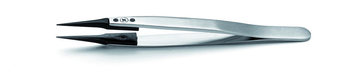 Ideal-Tek Tweezer, Straight/Pointed, Ss, 130Mm - 5CFR.SA