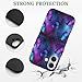 UTRSIFB Slim Protective Cover Compatible for iPhone 17 Case Purple Butterfly, Lightweight TPU case with Anti-Slip Grip and Precise Cutouts for All Ports