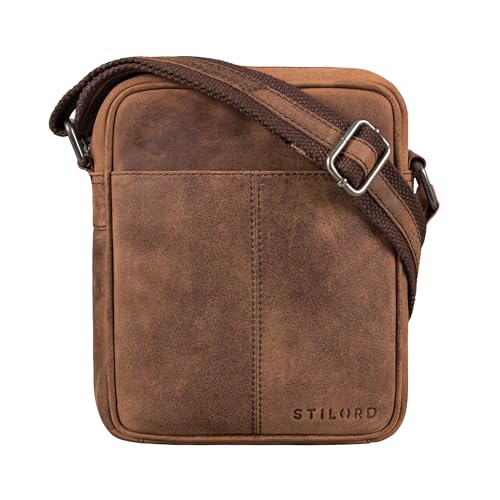 Bolso bandolera de hombre de piel vintage ideal para tus paseos y viajes