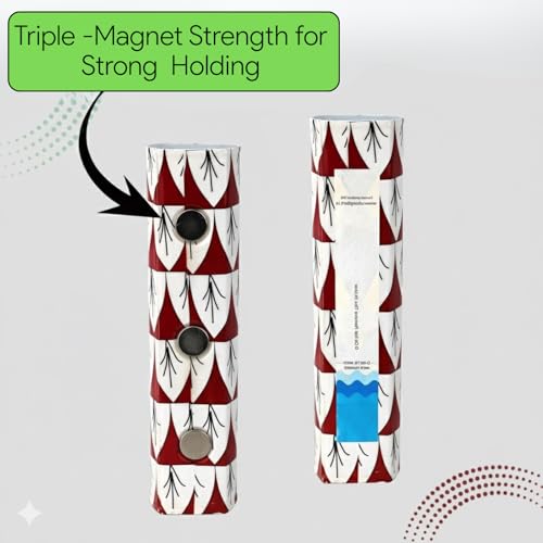 Image of Magnetix Magnetic Planters - Stylish Mini Fridge Planters for Indoor Plants, Creative Space-Saving Green Decor for Home, Kitchen & Office (Chroma Patch)
