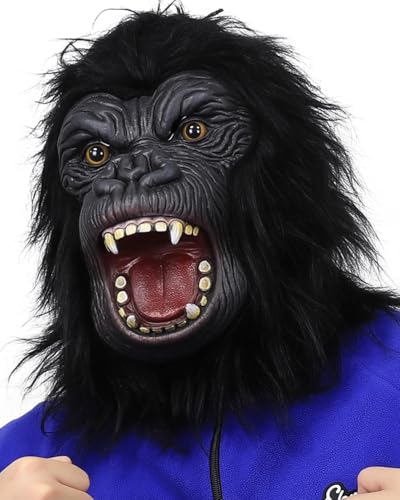 Masque de gorille réaliste pour animer vos fêtes d'Halloween et soirées cosplay