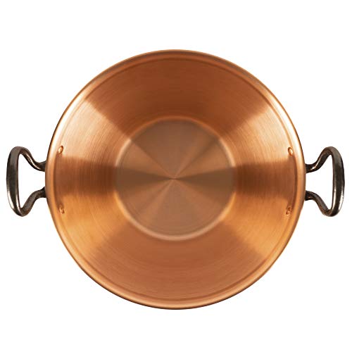 Foto von Cuisine Romefort | Kupfer Marmeladentopf Ø 26 cm - 4 Liter Inhalt | Griffe aus Gusseisen | traditioneller Kupfertopf aus Frankreich zum Kochen von Marmelade