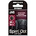 VICTOR JVC EP-FX9M-B Spiral Dot Earpiece (Size M / 6 pcs)