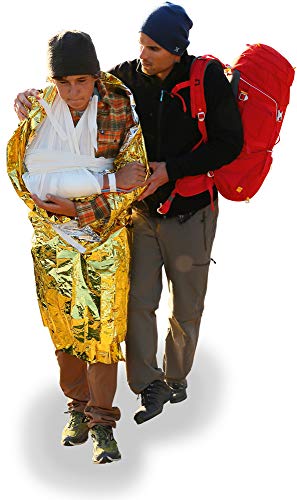 Rettungsdecke Tatonka Gold 210 x 160 cm für Outdoor und Notfälle