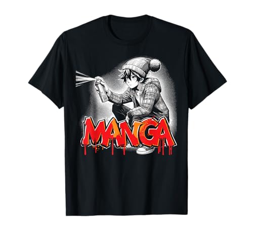 Manga graffiti - Idee cadeau style design anime T-Shirt