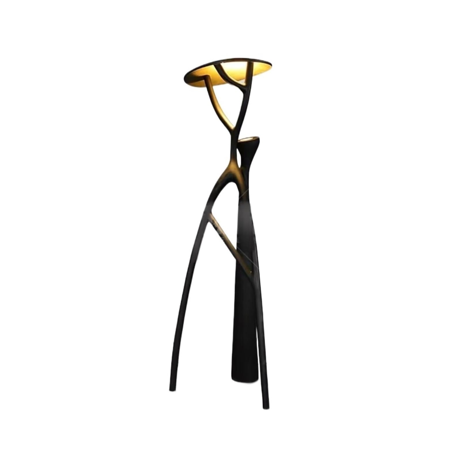 Soggiorno Lampada da terra decorativa resina forma albero artistico