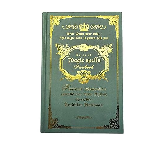 Libro de hechizos mágicos: 160 registros de hechizos reglamentados y más cuaderno de tapa blanda/diario grande Pentáculo (regalos mágicos) (verde) | Ya disponible en tu tienda friki favorita! En mundofriki.es!